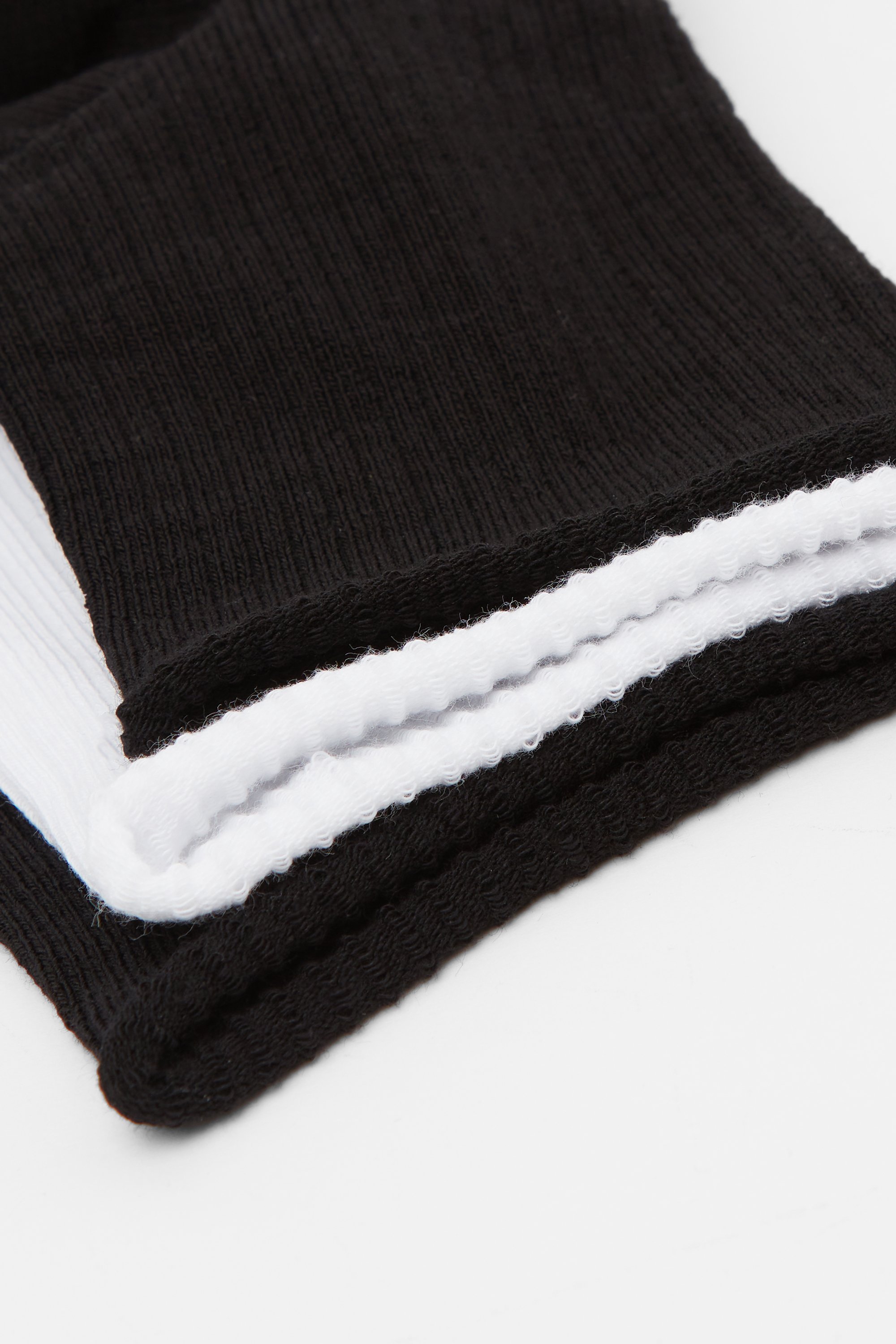 3 Pairs of Women’s Ribbed Hemless Short Socks