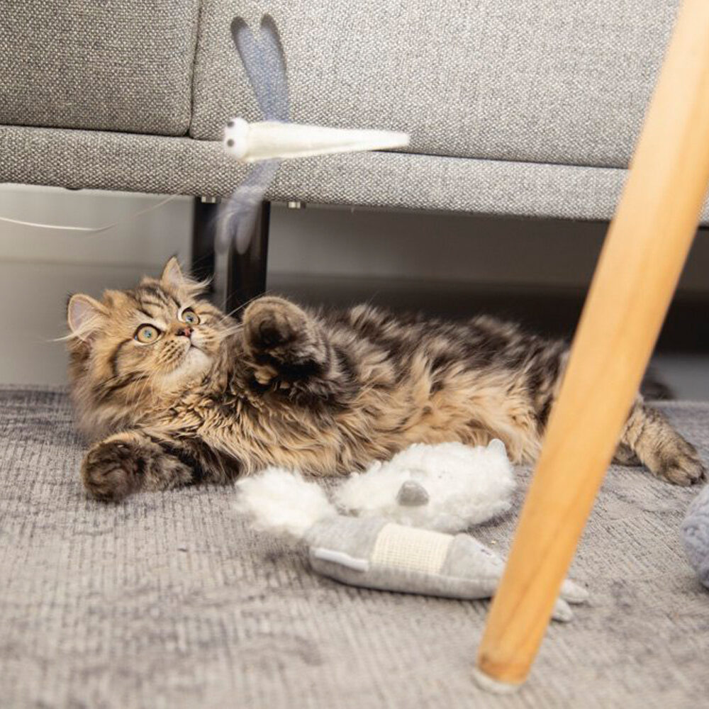 Beeztees Kitten Rabbit - Grey