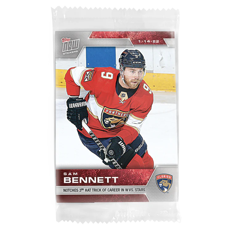 2021-22 NHL TOPPS NOW® 16-Sticker Pack - Stickers #214-229