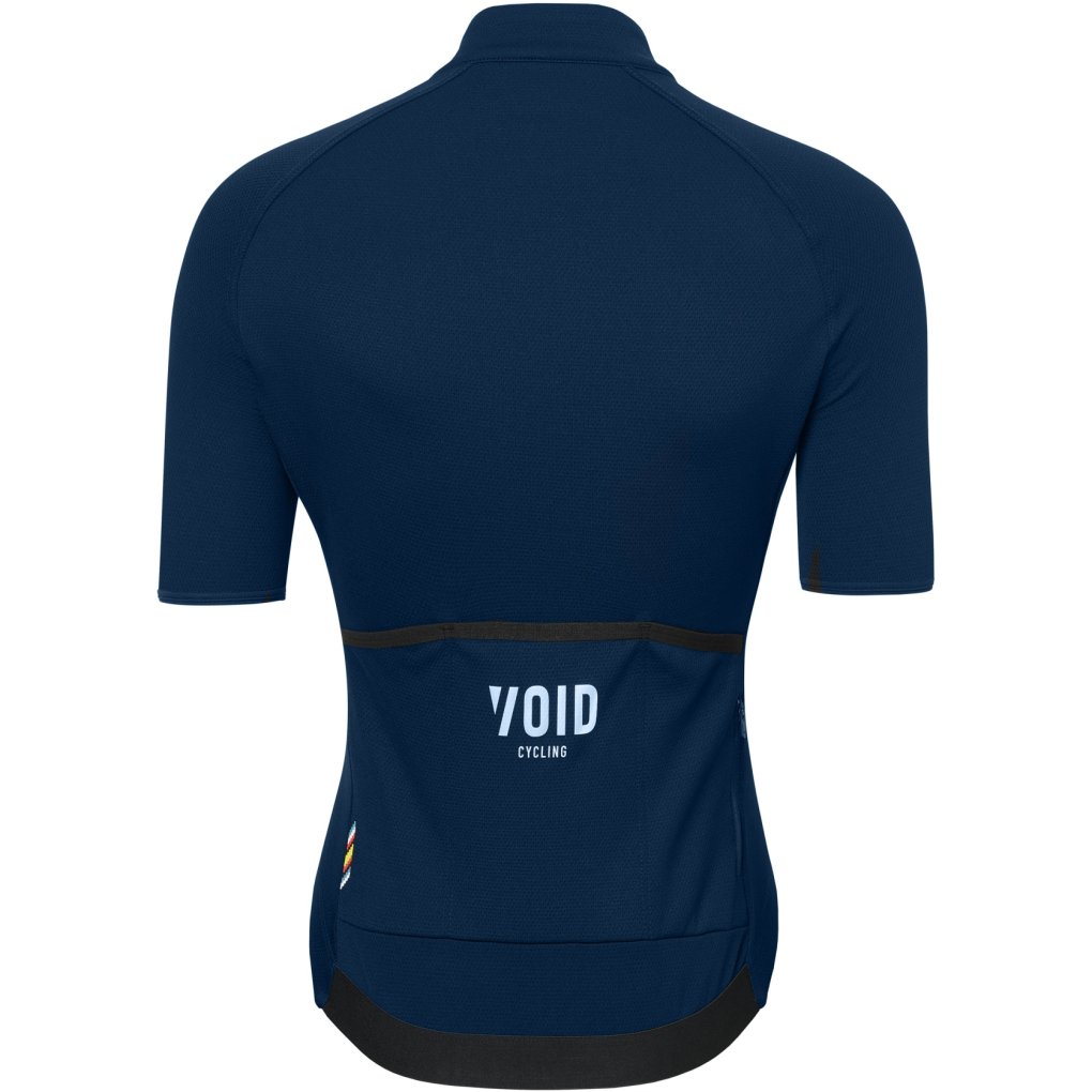 VOID Cycling Merino Short Sleeve Jersey Women - Dark Blue