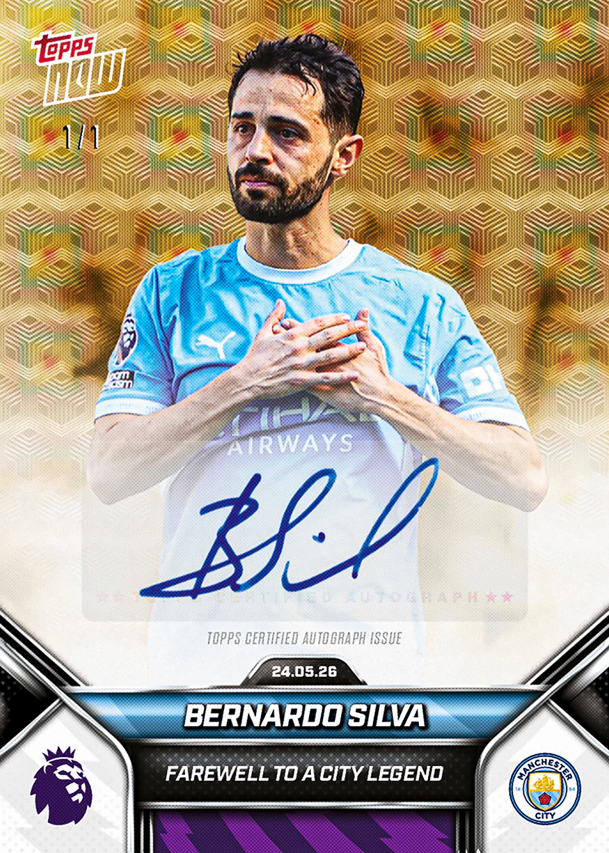 Bernardo Silva - 2025-26 Premier League Topps NOW® - Card 202