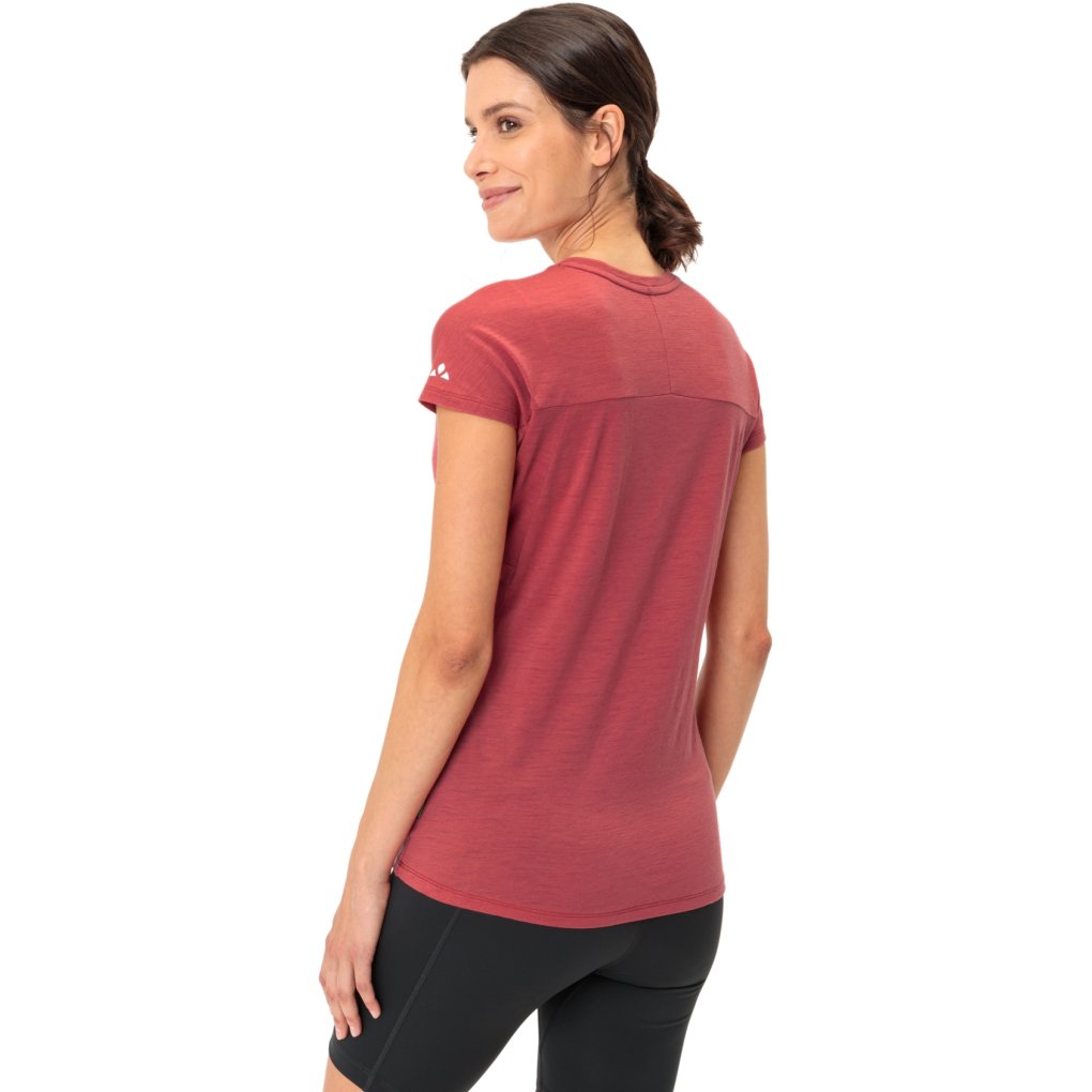 Vaude Tekoa Wool T-Shirt Women - brick