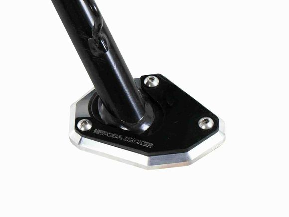 Hepco & Becker side stand extension - black/silverRef: Hbe04612A / 42117634 00 91