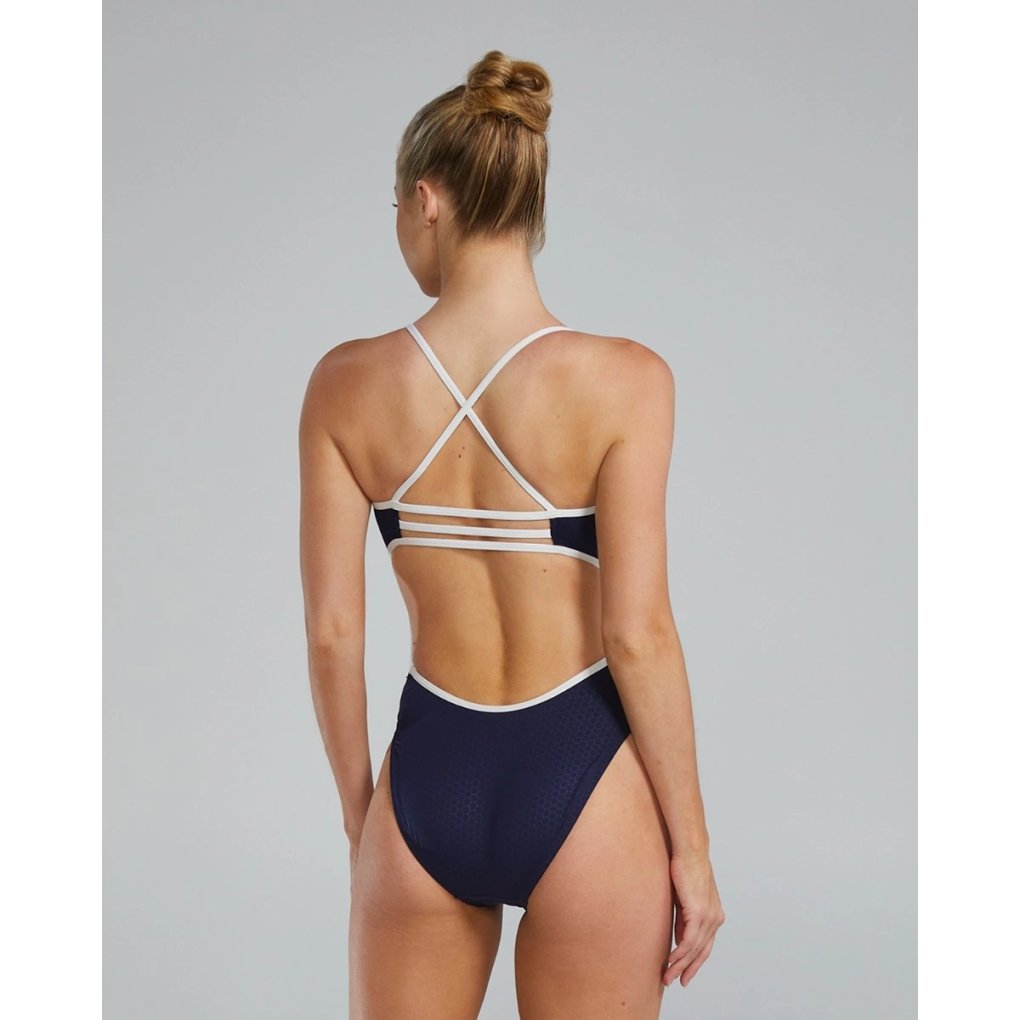 TYR Hexa Durafast Elite® Trinityfit Swimsuit Women - navy/white