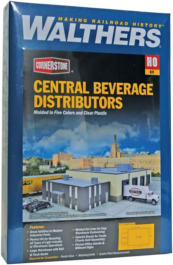 Walthers Cornerstone Central Beverage Distributors Ho Scale