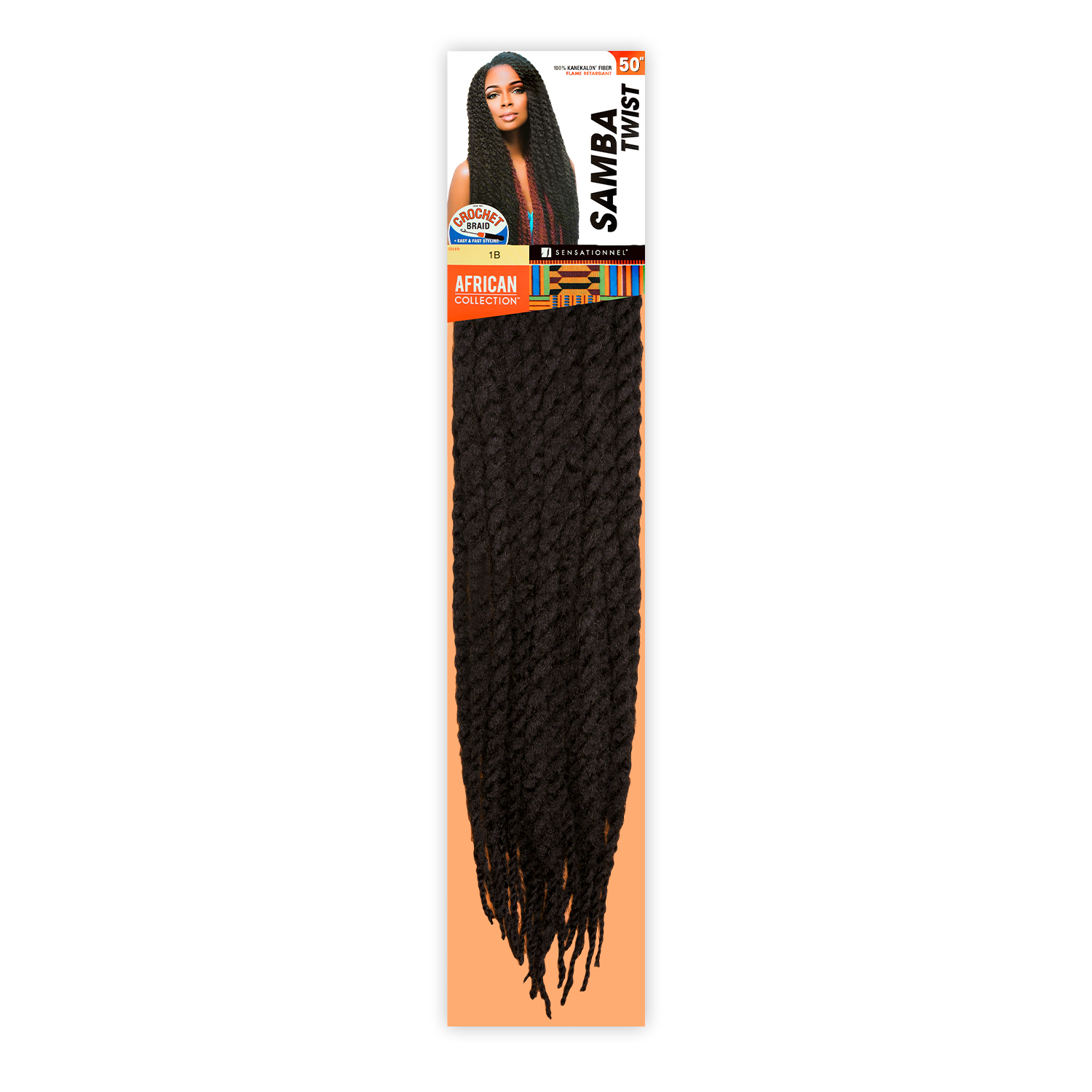 Sensationnel Synthetic Hair Crochet Braids Africa Samba Twist Braid 50