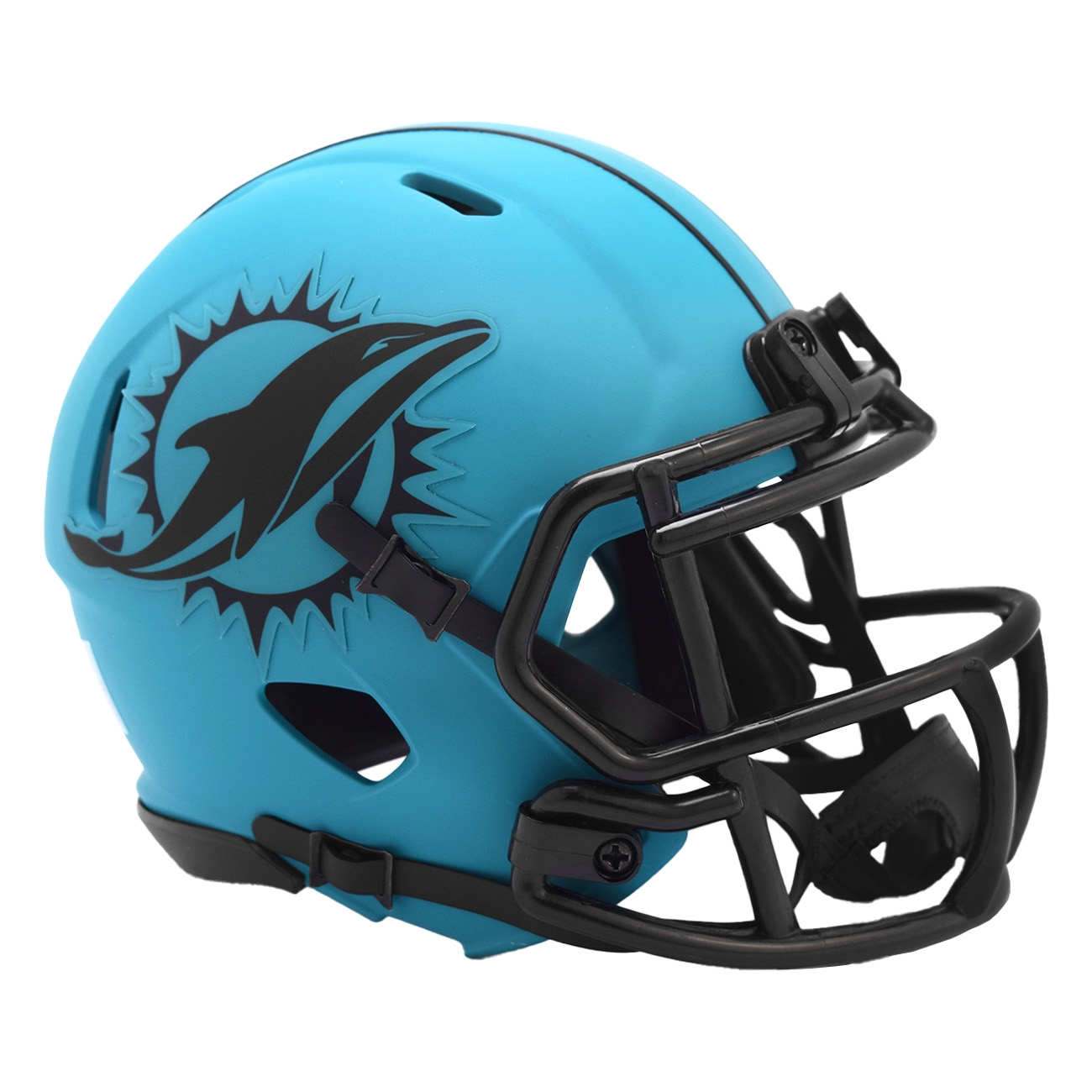 Miami Dolphins Rave Alternate NFL Speed Mini Helmet Teal