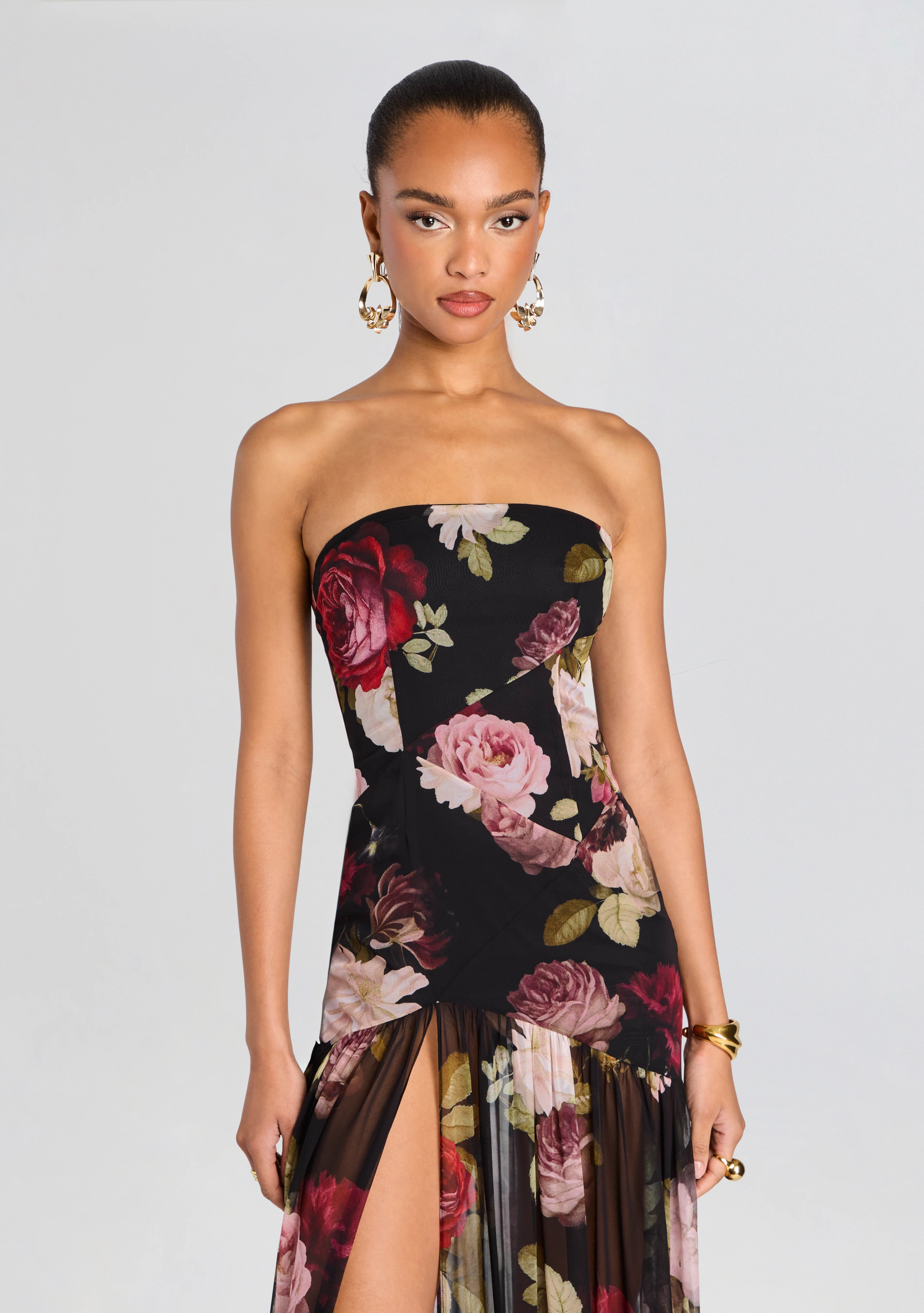 Nicole Silk Chiffon Dress