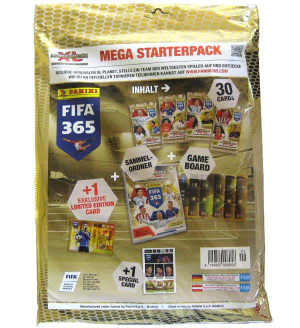 Panini FIFA 365 2017 Adrenalyn XL Mega Starterpack