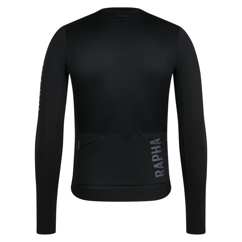 Rapha Pro Team Lightweight Long Sleeve Jersey Men - black/white