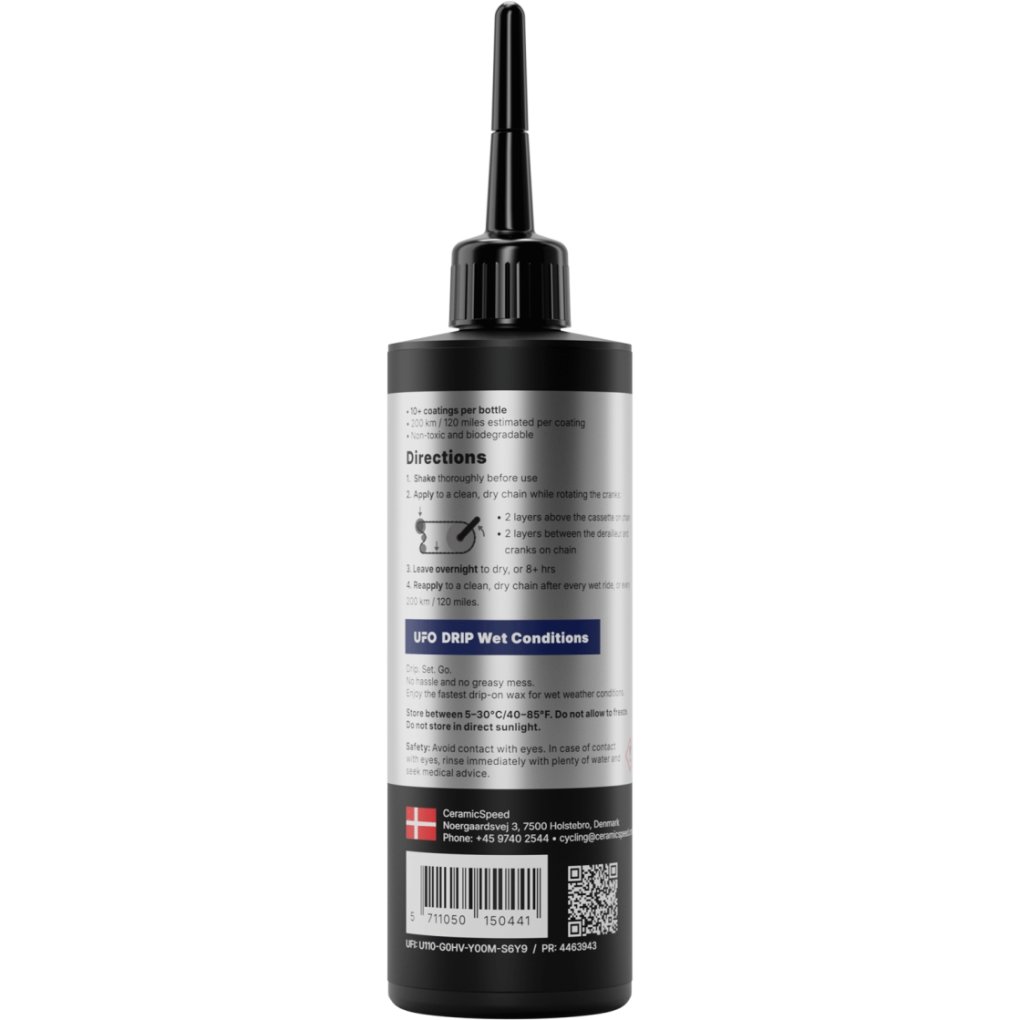 CeramicSpeed UFO Drip Wet Conditions Chain Wax - 100ml