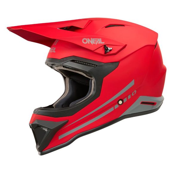 Cross O'Neal 1SRS - Solid 2025 - Black / Red helmetRef: OL2051