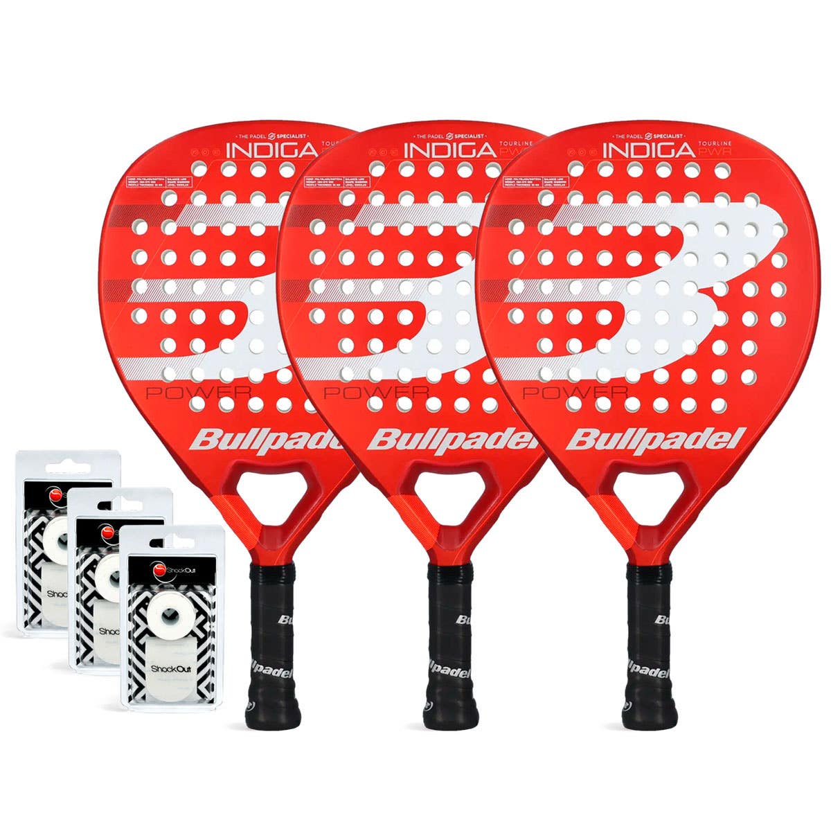 BULLPADEL INDIGA TRIO PACK