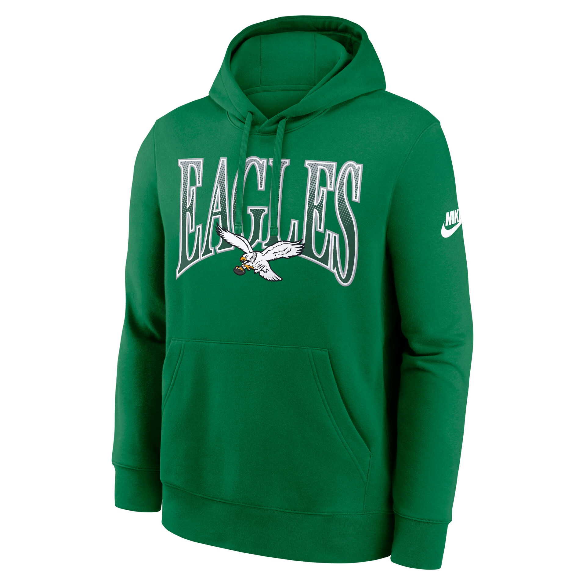 Philadelphia Eagles Throwback Full Blitz Club NFL Hoodie Green
