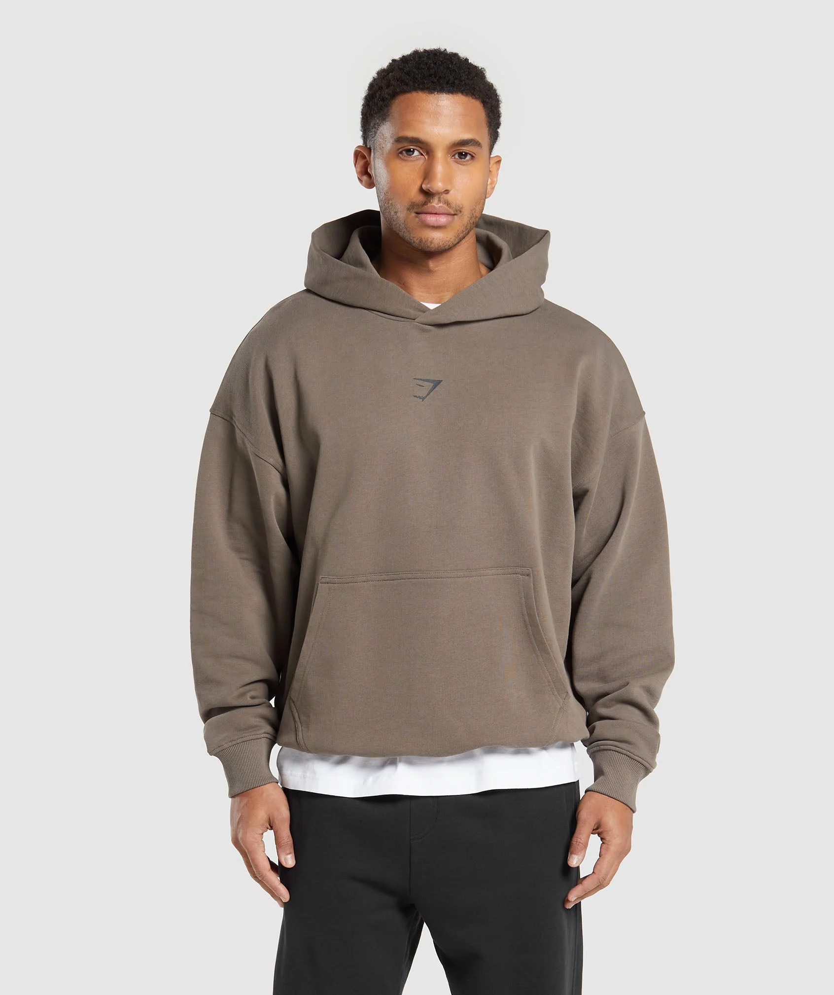 Built in the UK Hoodie Camo Brown