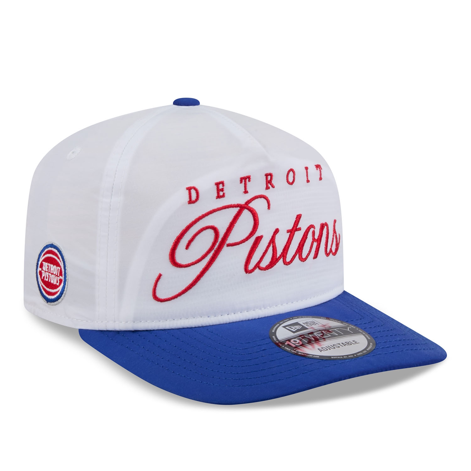 Detroit Pistons 2025 NBA Draft 19Twenty Adjustable Cap OTC White