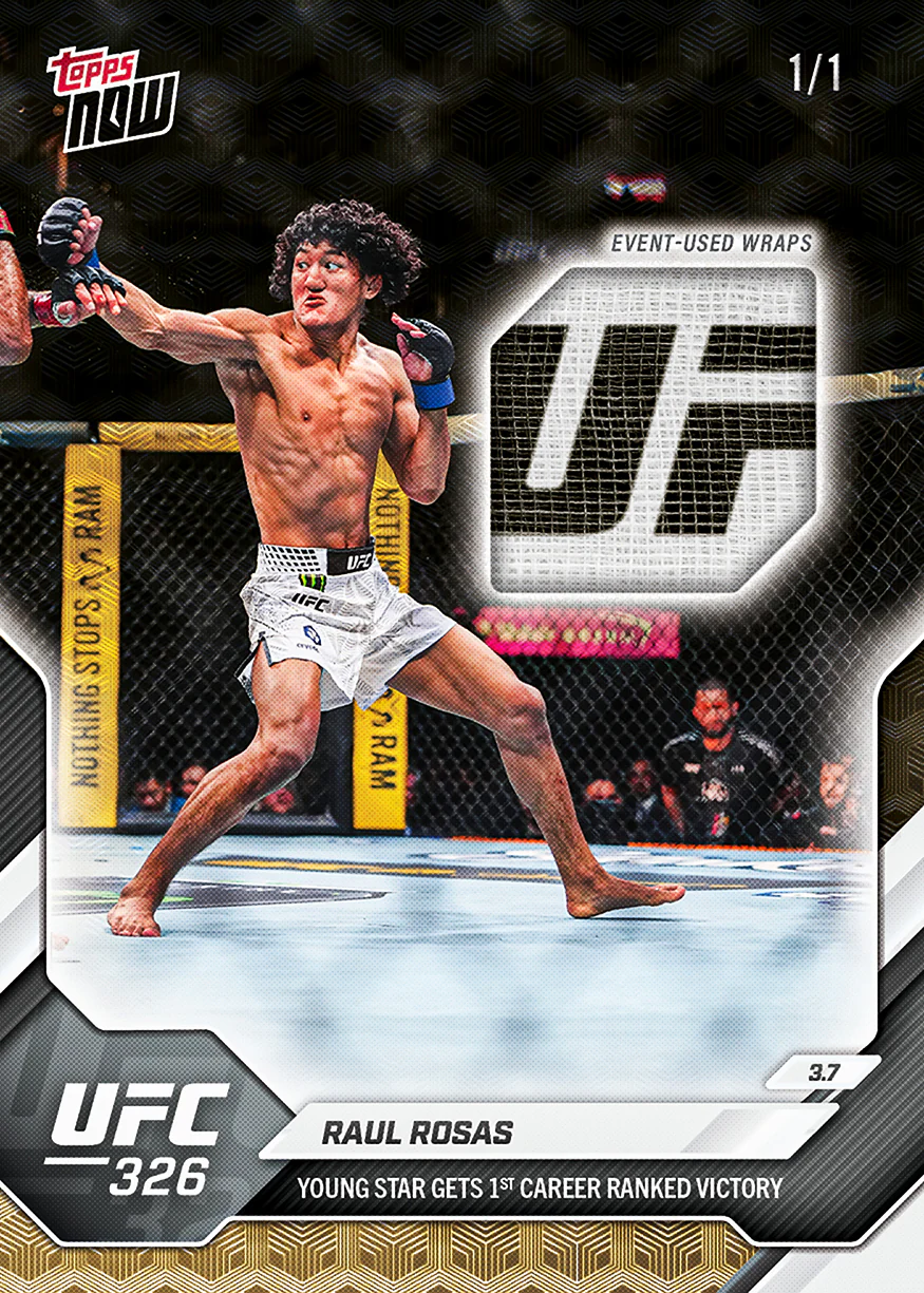 Raul Rosas - 2026 UFC Topps NOW® - Card 9