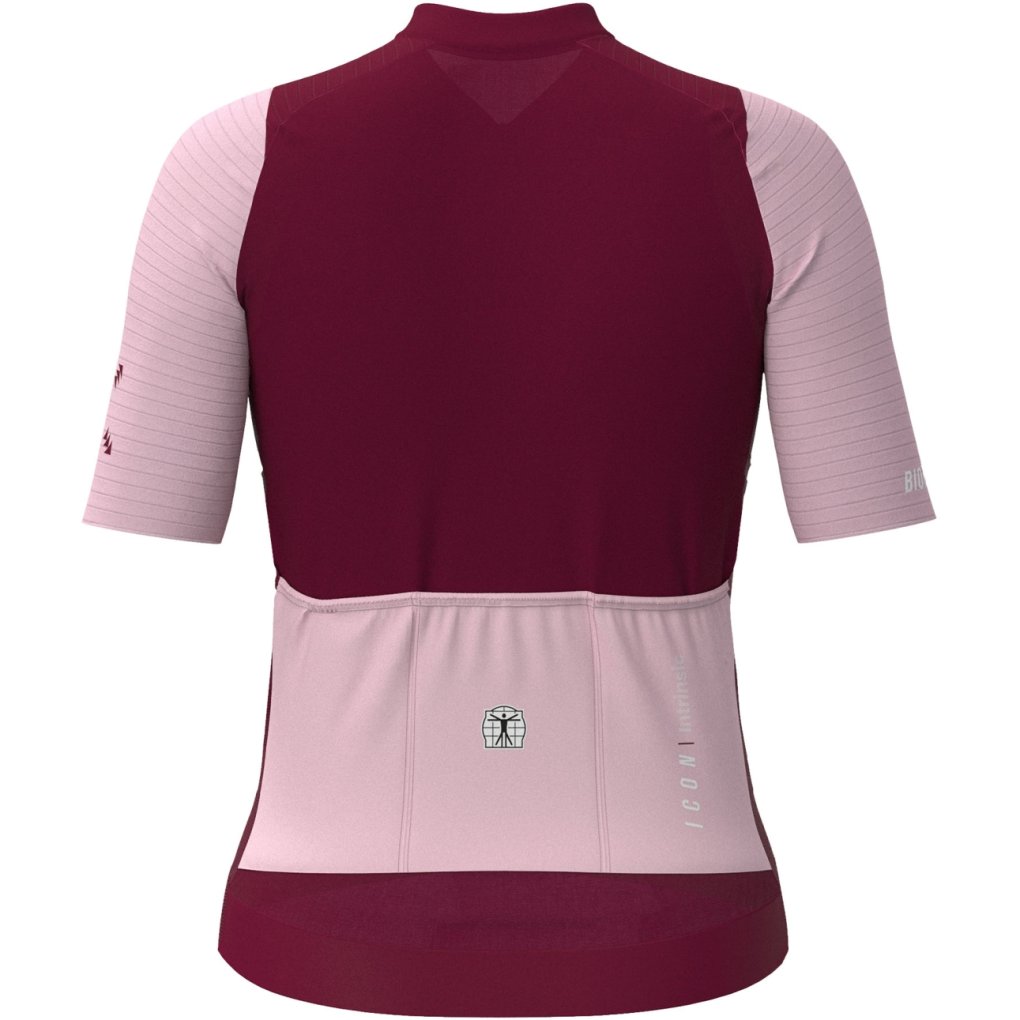 Bioracer Icon Cycling Jersey Women - bordeaux - pink
