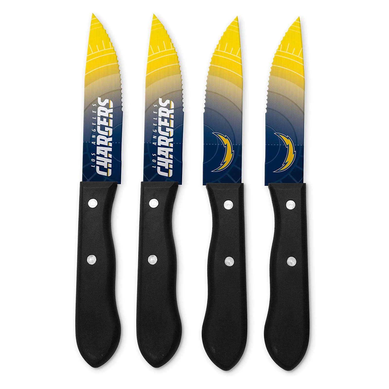 Los Angeles Chargers NFL Steak Knife Set (4-Piece)