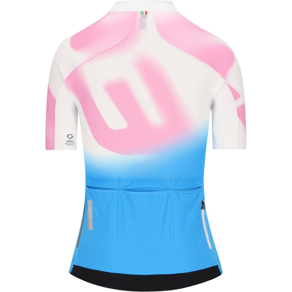 Q36.5 Gregarius Pro Big Logo Short Sleeve Jersey Women - maliblu-blu