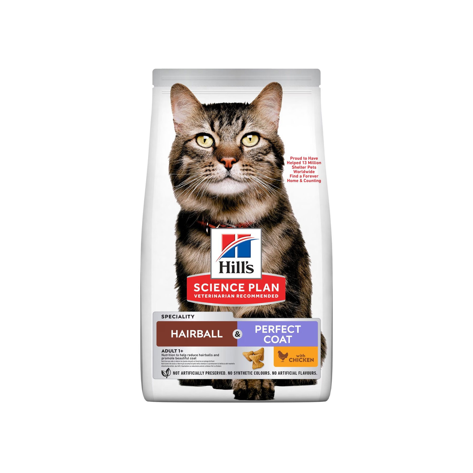 Hill's Science Plan Hairball & Perfect Coat - Cat Food - 1.5 kg