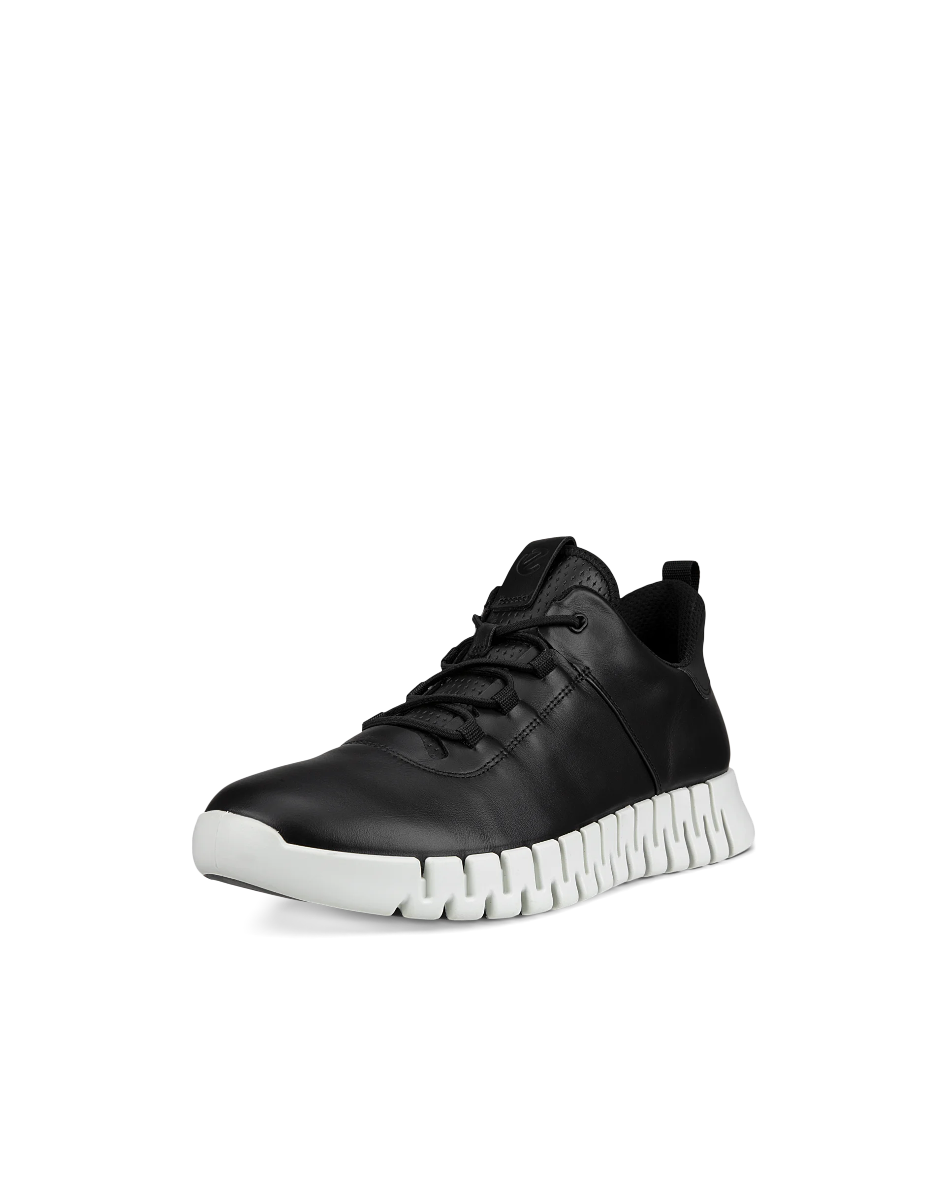 ECCO GRUUV M Herren Ledersneaker Schwarz