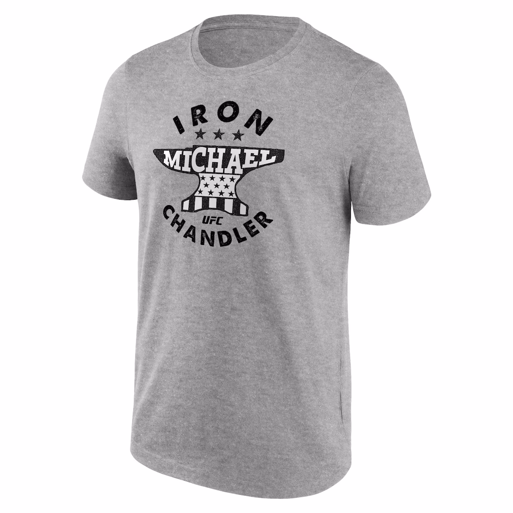 UFC Michael Chandler Iron Chadler T-Shirt - Sports Grey - Mens