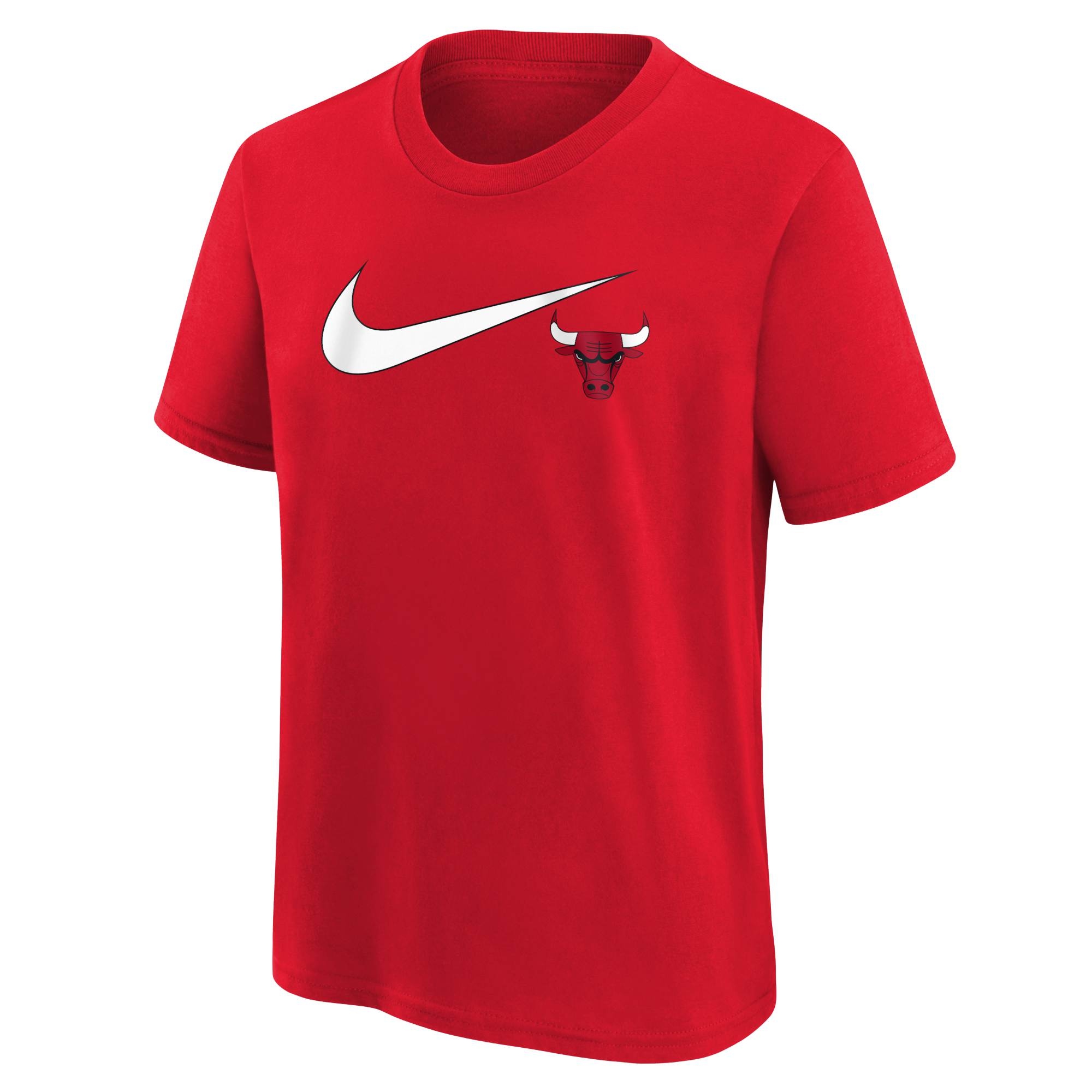 Chicago Bulls Nike Swoosh Logo NBA T-Shirt Rot (YOUTH)
