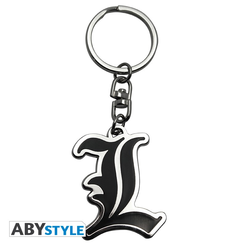 DEATH NOTE Keychain L Symbol
