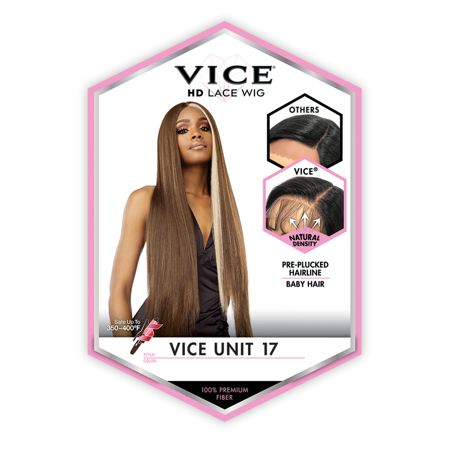 Sensationnel HD Lace Front Wig Vice Unit 17