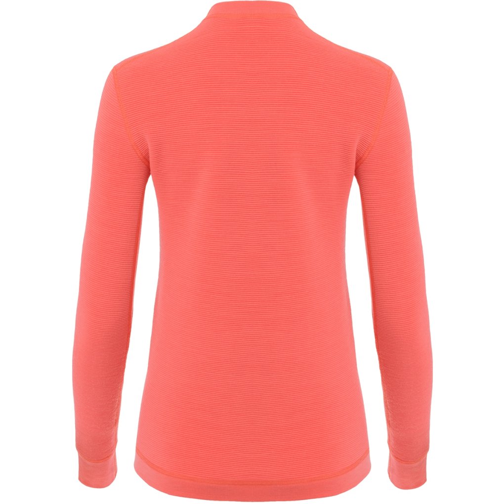 Aclima StreamWool Crew Neck Pullover Women - spiced coral