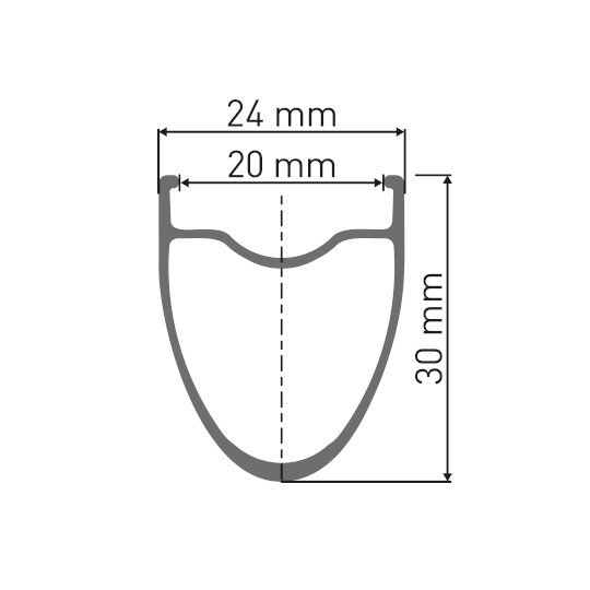 DT Swiss T 1800 CLASSIC 30 Front Wheel - 28