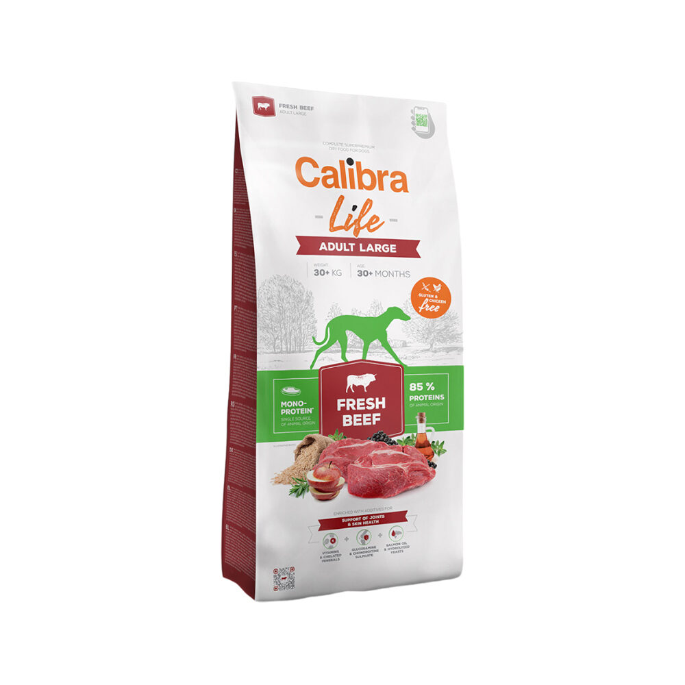 Calibra Dog Life Adult Large Breed - Beef - 12 kg