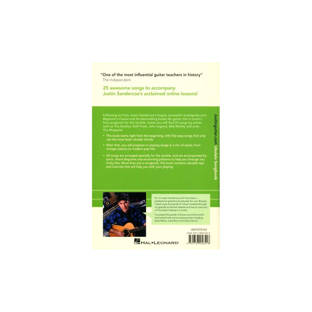 Wise Publications Justinguitar.com Ukulele – Thomann Ireland