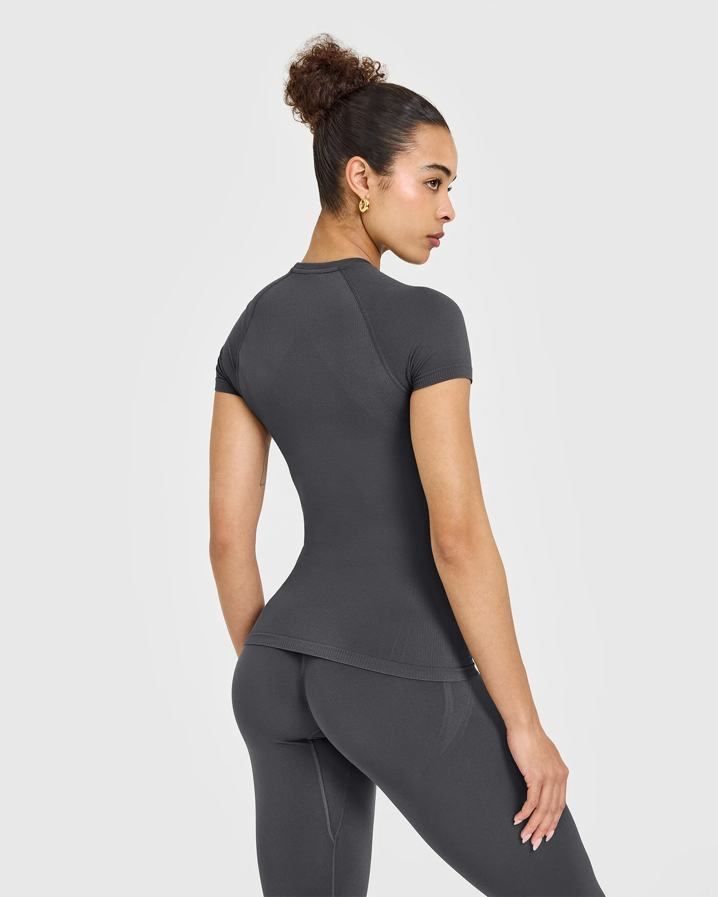Go To Seamless Fitted Top | Coal