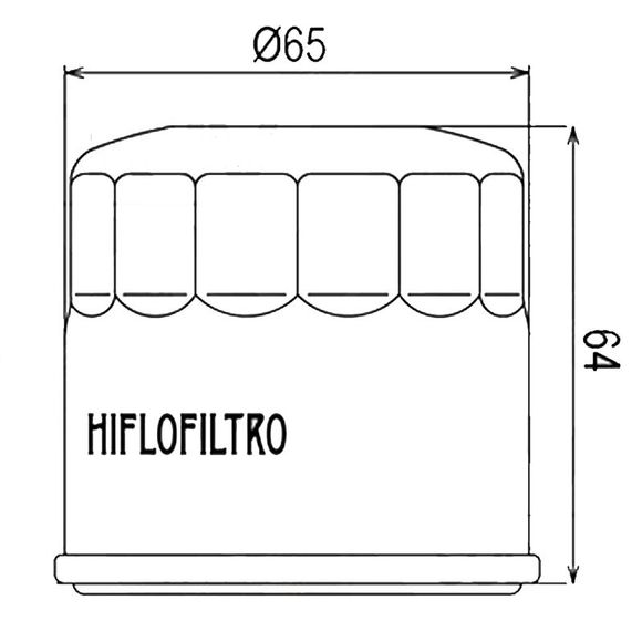 HifloFiltro HF204 Oil Filter Original TypeRef: h204 / hf204