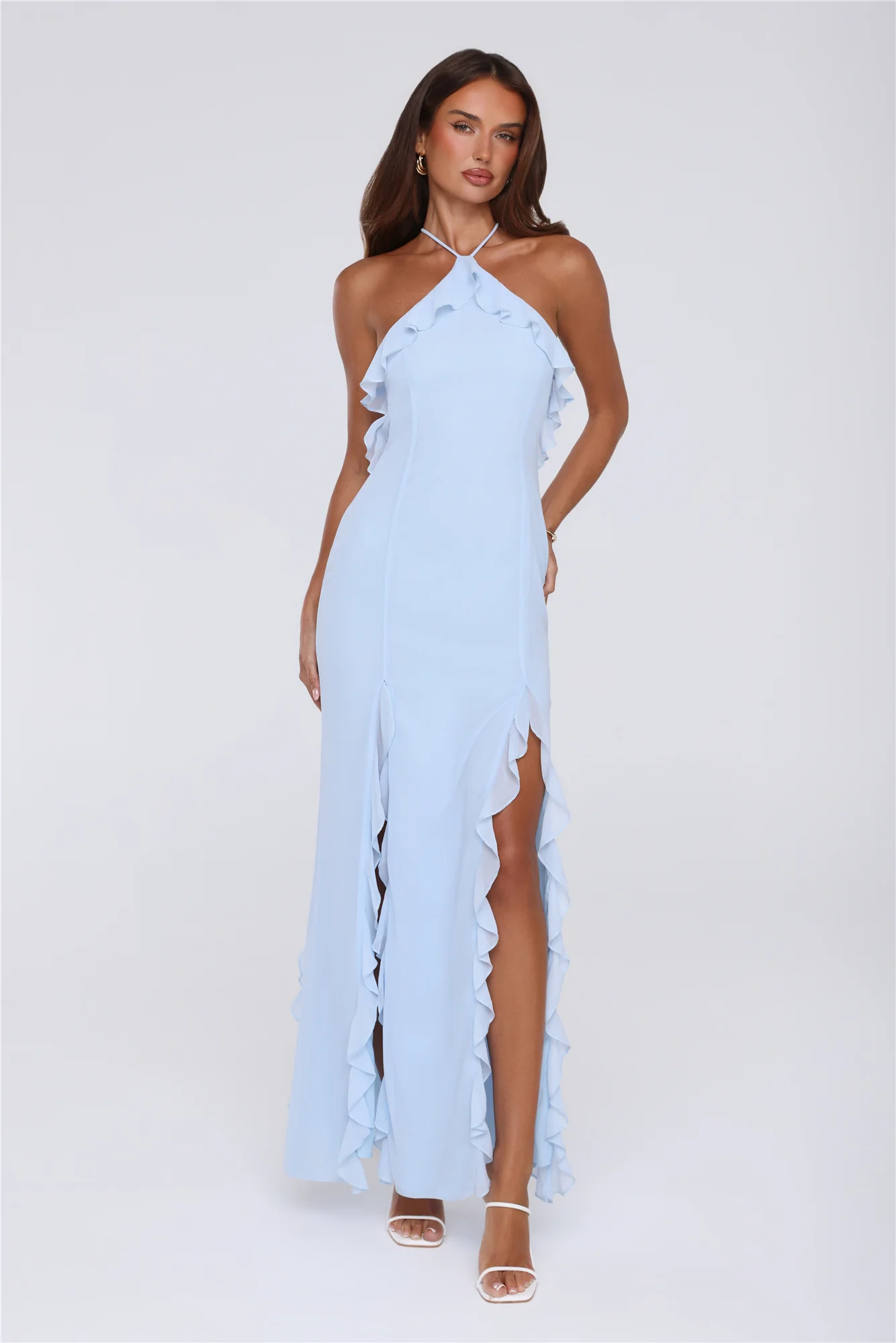 Showstopper Nights Maxi Dress Blue