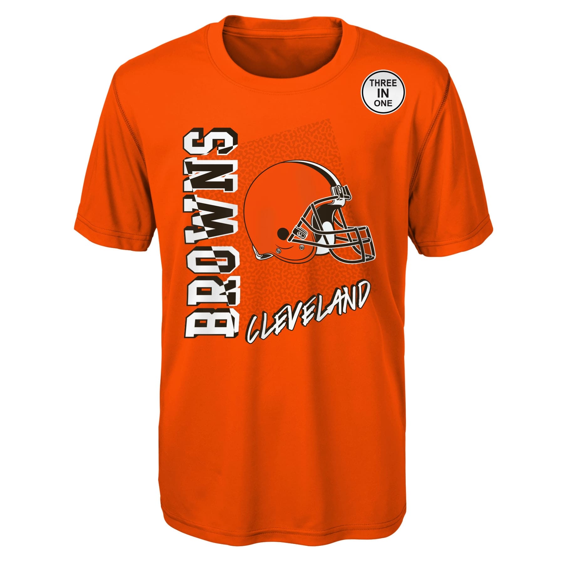 Cleveland Browns NFL Football 3-in-1 Combo Shirt Set (YOUTH)