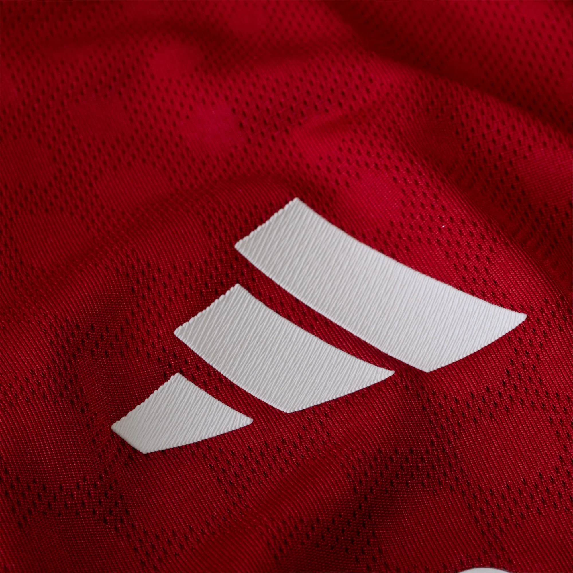 Men's Liverpool FC Authentic Home Jersey 25/26 w/ EPL + NRFR Patches (Strawberry Red)
