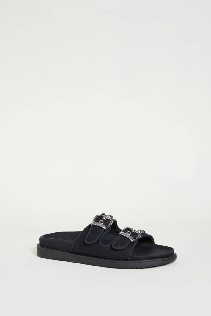 Studded sandals - BLACK