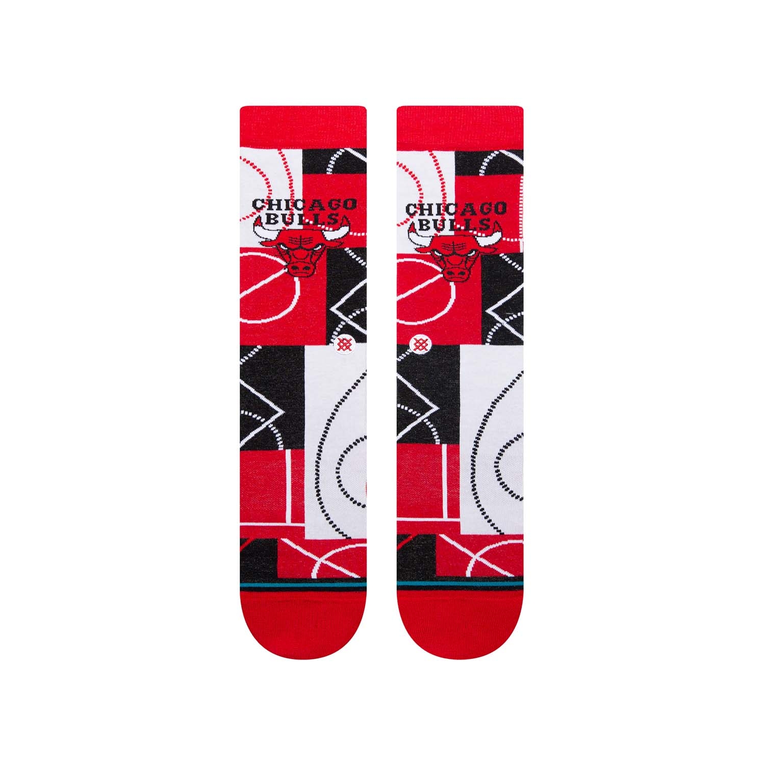 Chicago Bulls Zone Stance NBA Crew Socks