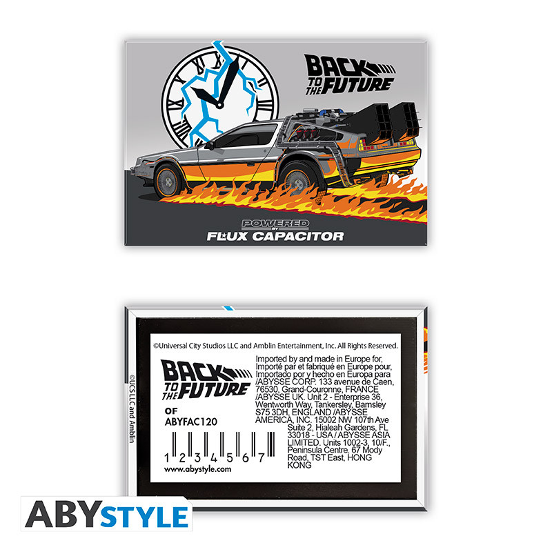 BACK TO THE FUTURE Standard Magnet DeLorean