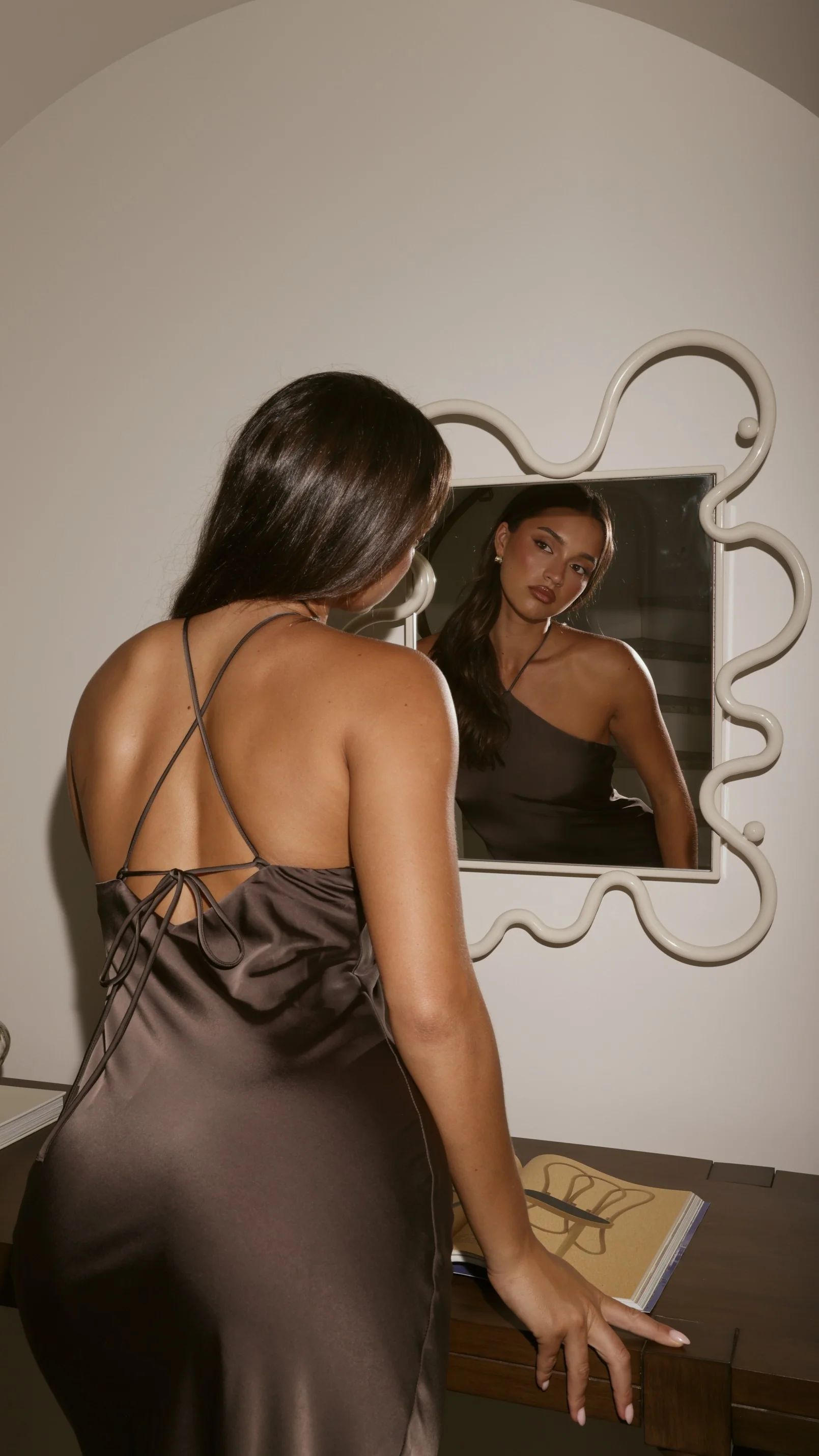 Chiara Maxi Dress - Espresso