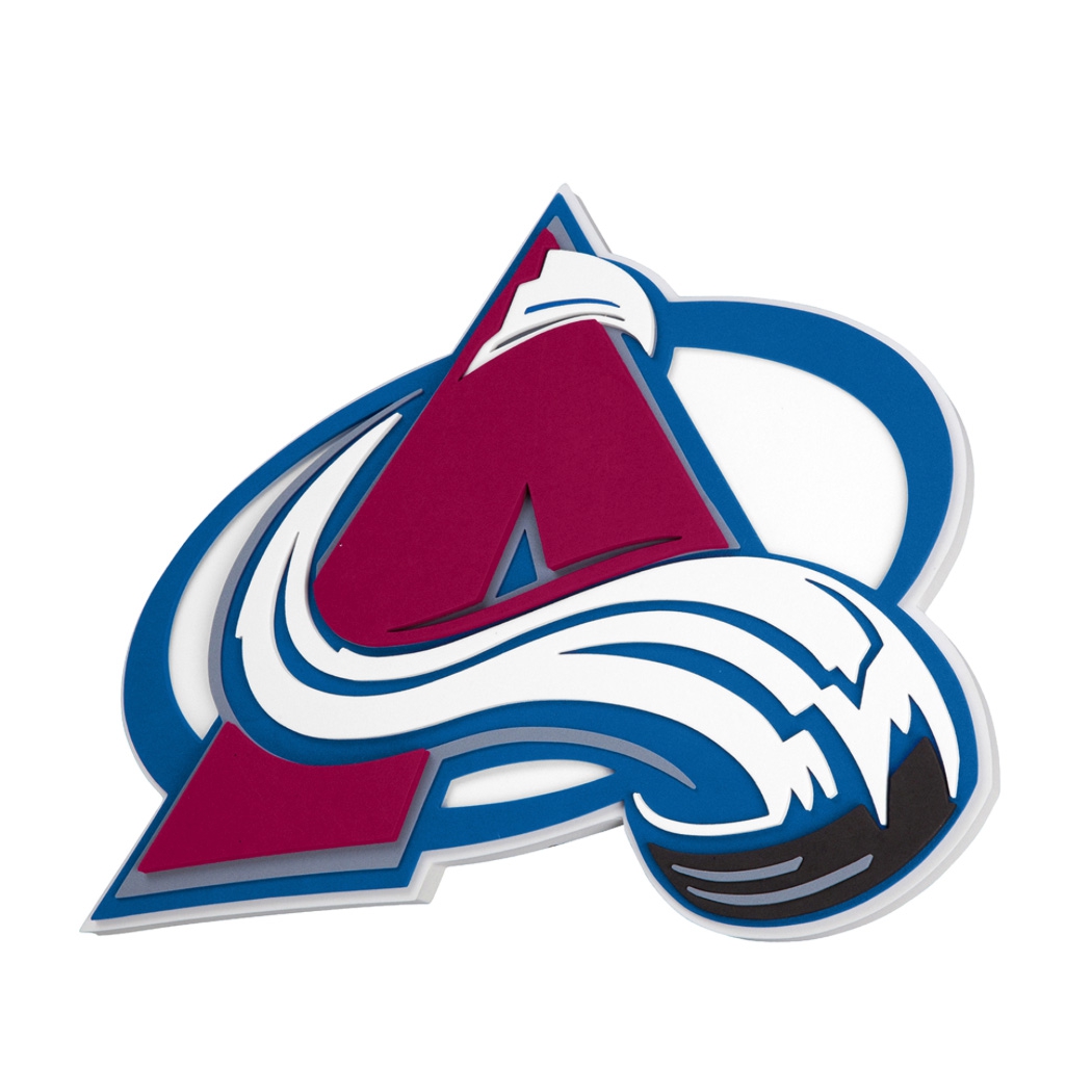Colorado Avalanche NHL 3D Foam Logo Wall Sign