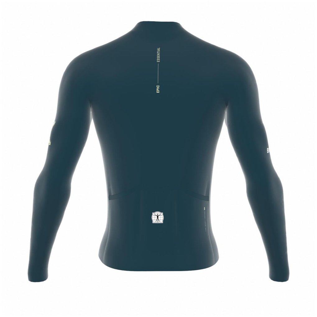 Bioracer Epic Essential Longsleeve Cycling Jersey Men - graphite blue