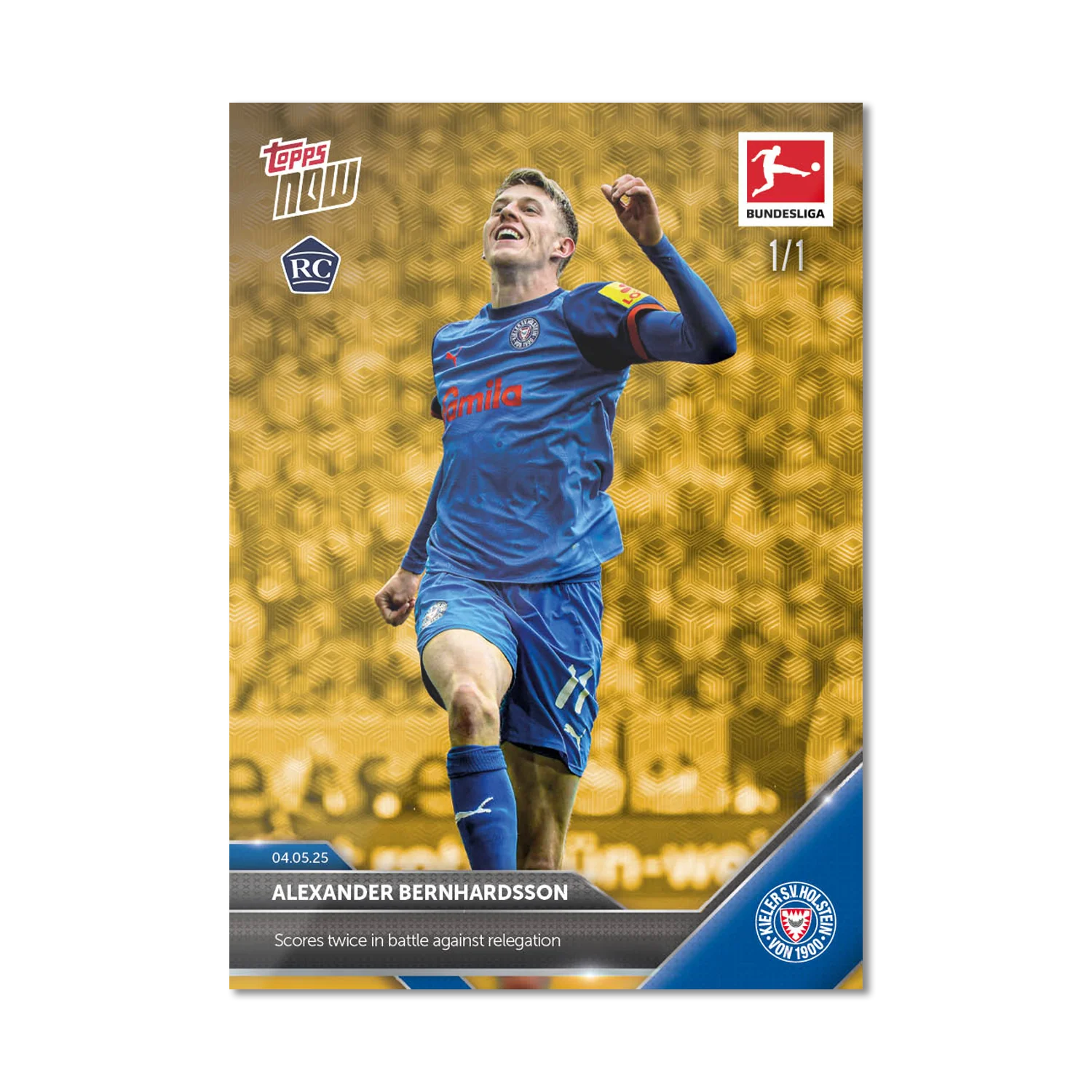 Alexander Bernhardsson - 2024-25 Bundesliga Topps NOW® - Card 181