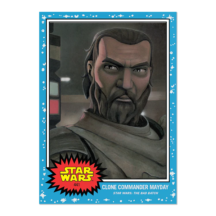 Topps UK - SW Living Set Card #441 - Clone Commander Mayday