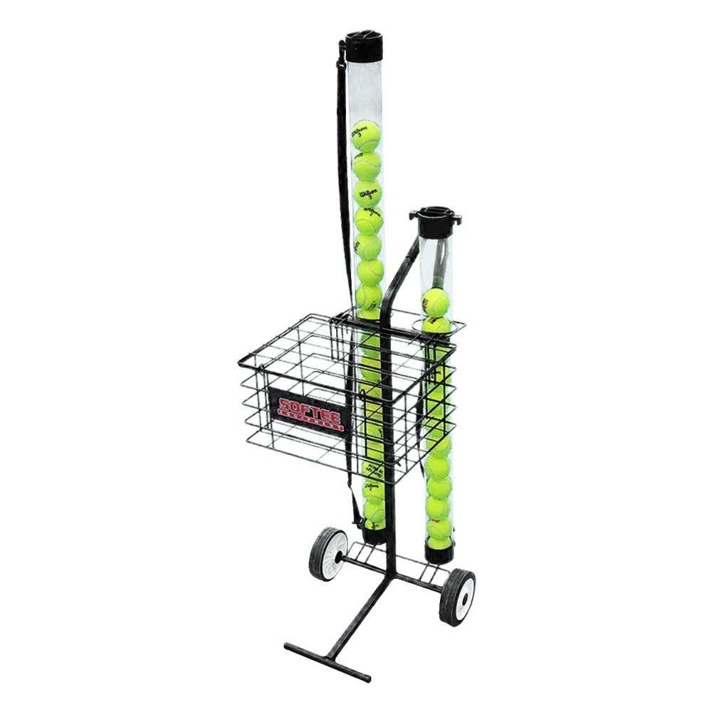 BLACK 80-BALL SOFTEE BALL TROLLEY
