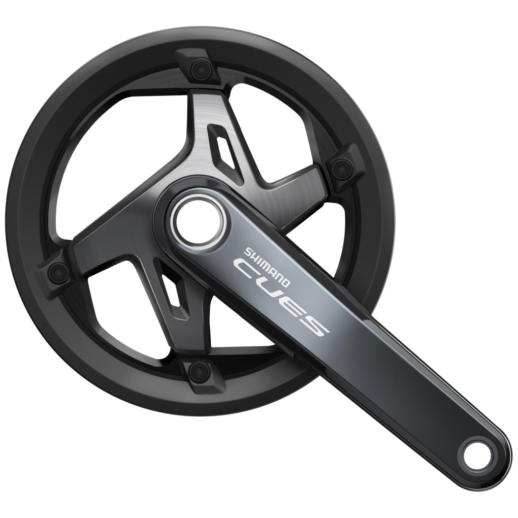 Shimano CUES FC-U8000-1 Crankset - Hollowtech II | 9/10/11-speed - with Chain Guard
