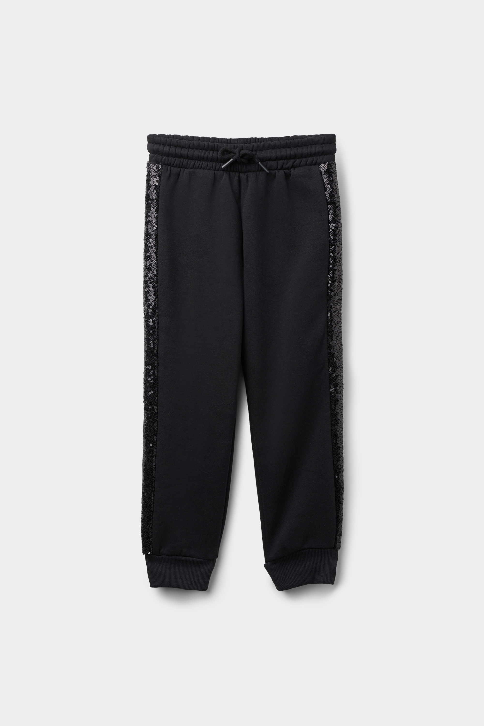 Girls’ Fleece Trousers with Sequin Bands